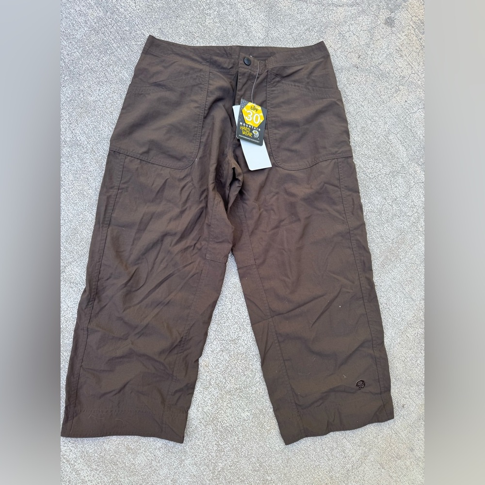 Mountain Hardwear Brown Arroyo Capri hiking Pants